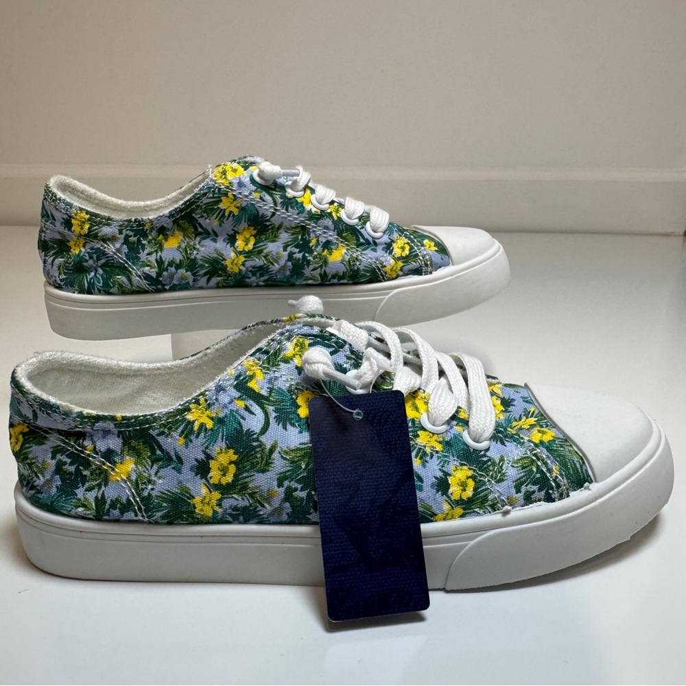 Tommy Bahama Floral Canvas Sneakers‎ COCO Style Size 6.5M NWT - Picture 10 of 13